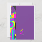 八十パーティー 招待状 (裏面)