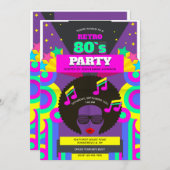 八十パーティー 招待状 (正面/裏面)