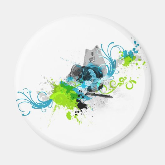 八十三アーバンカヤック2 マグネット (正面)