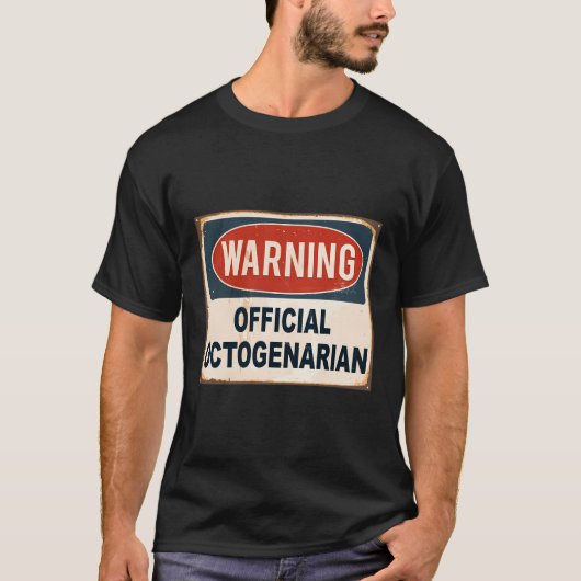 八十八ギフトOctogenarian誕生日ロンベッド Tシャツ (正面)