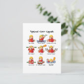 八十八河川の信号色 ポストカード (スタンド正面)