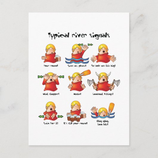 八十八河川の信号色 ポストカード (正面)