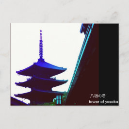 八坂の塔からの挨拶 ポストカード