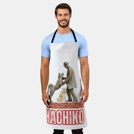 八子 エプロン (着用した状態)