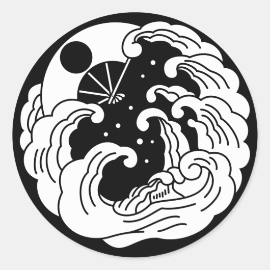 八島扇 ラウンドシール (正面)