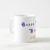 八布新年2015ハクナマタタwishes.png コーヒーマグカップ (正面左)