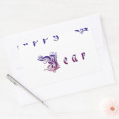 八布新年2015ハクナマタタwishes.png 長方形シール (封筒)
