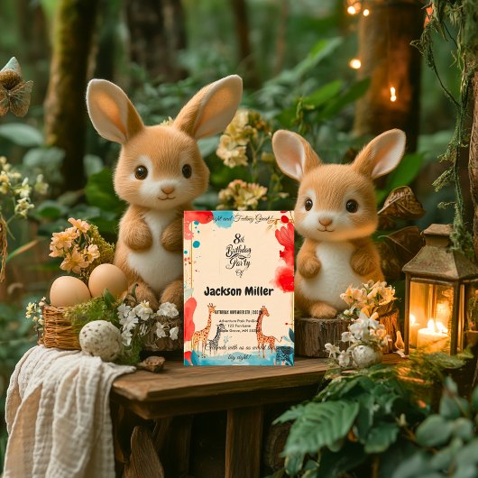 八感じ番誕生日赤素晴らし青 招待状