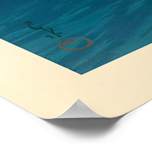 八戸Kawase Hasui著 ポスター (角)