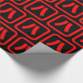 八日本の番八 【Hati】漢字 ラッピングペーパー (角)