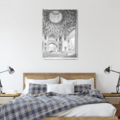 八楽園のパビリオン，イスファハンから キャンバスプリント (インサイチュ (寝室))