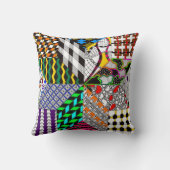 八点掛け布団ブロック着色化粧枕 クッション (裏面)