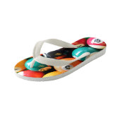 八球伝統的色 キッズビーチサンダル (アングル)