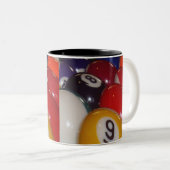八球伝統的色 ツートーンマグカップ (正面右)