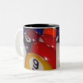 八球伝統的色 ツートーンマグカップ (正面左)