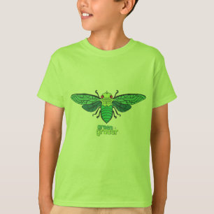 八百屋の蝉はティーをからかいます Tシャツ