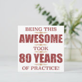 八素晴らし十誕生日 カード (スタンド正面)