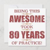 八素晴らし十誕生日 カード (正面)