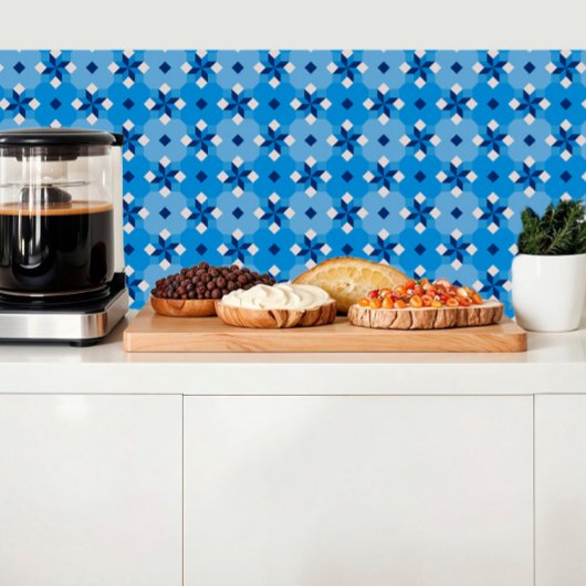 八角形と星を持つ万華鏡の夏のタイル タイル