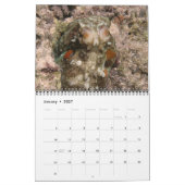 八角形の年 カレンダー (1月 2027)