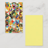 八角形の形状を持つ複数の幾何学的パターン エンクロージャーカード (正面/裏面)