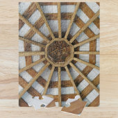 八角形の木と白の建築詳細 ジグソーパズル