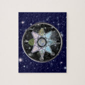 八角形の歯車 ジグソーパズル (縦)