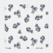 八角形モダンフレームとスプリング メタルオーナメント (裏面)