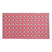 八角形ルビー宝石7月誕生石赤 枕カバー (裏面-左)