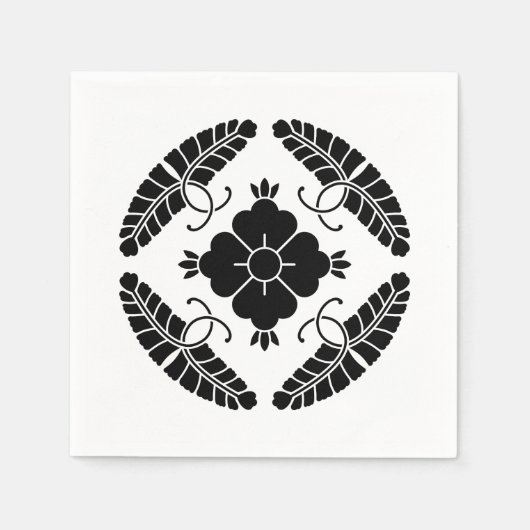 八賢人 スタンダードカクテルナプキン (正面)