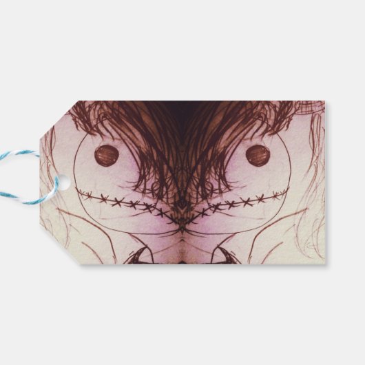 八重不気味な人形 ギフトタグ (裏面横)