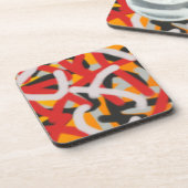 八重井カラフル0748抽象芸術 コースター (左側)