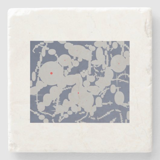 八重井抽象デザイン67273 ストーンコースター (正面)