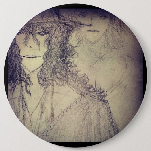 八重井魔女666 缶バッジ (正面)