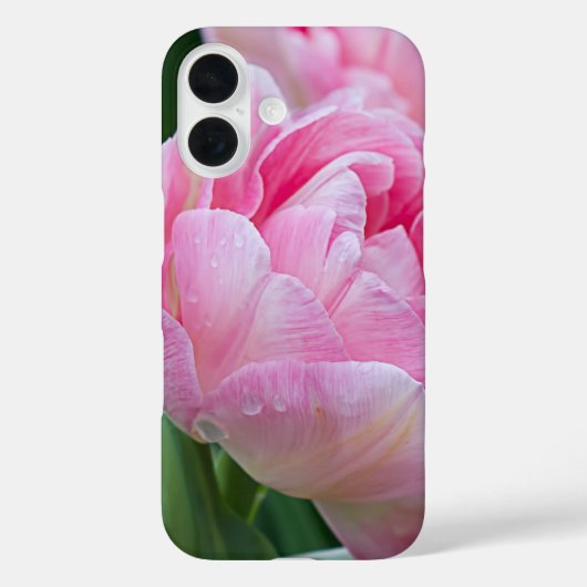八重咲きチューリップの美しい花 Case-Mate iPhoneケース (裏面)
