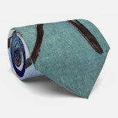 八重桜に鳥,広重さくらんぼ花鳥，広重，浮世絵 ネクタイ (ロール)