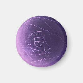 八重紫抽象芸術スピリチュアル色 マグネット