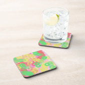 八重芸ポップ・アートの術デザイン コースター (右側)