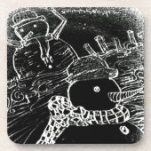 八重雪保護者 コースター (正面)