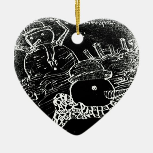 八重雪保護者 セラミックオーナメント (正面)