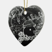 八重雪保護者 セラミックオーナメント (左)