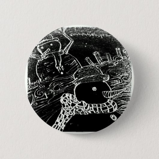 八重雪保護者 缶バッジ (正面)