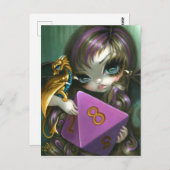 「八面サイコロ妖精」はがき ポストカード (正面/裏面)