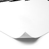 八飛んでいる球 ポスター (角)