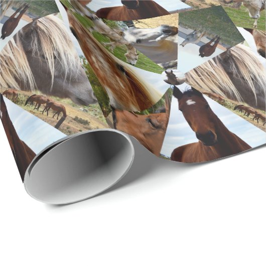 八馬三角形、ギフトラッピング紙 ラッピングペーパー (ロールコーナー)