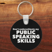 公おもしろい開スピーカーディベート班 キーホルダー (正面)