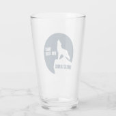 公の地のオオカミのために戦う タンブラーグラス (裏面)