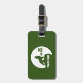 公の地のオオカミのために戦う ラゲッジタグ (正面縦)