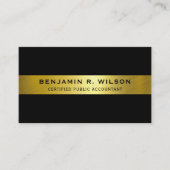 公エレガント認会計士 名刺 (正面)