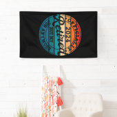 公パーソナライズされた定退職退職したヴィンテージ 横断幕 (インサイチュ)